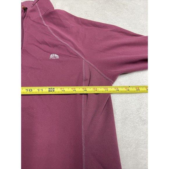 Nike ACG Dri-Fit Women's Purple Long Sleeve Quarter Zip Pullover Size Medium - Picture 9 of 12
